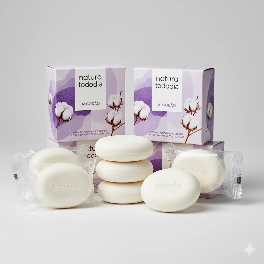 Natura Tododia - Jabón de Tocado Puro Vegetal (Algodón)
