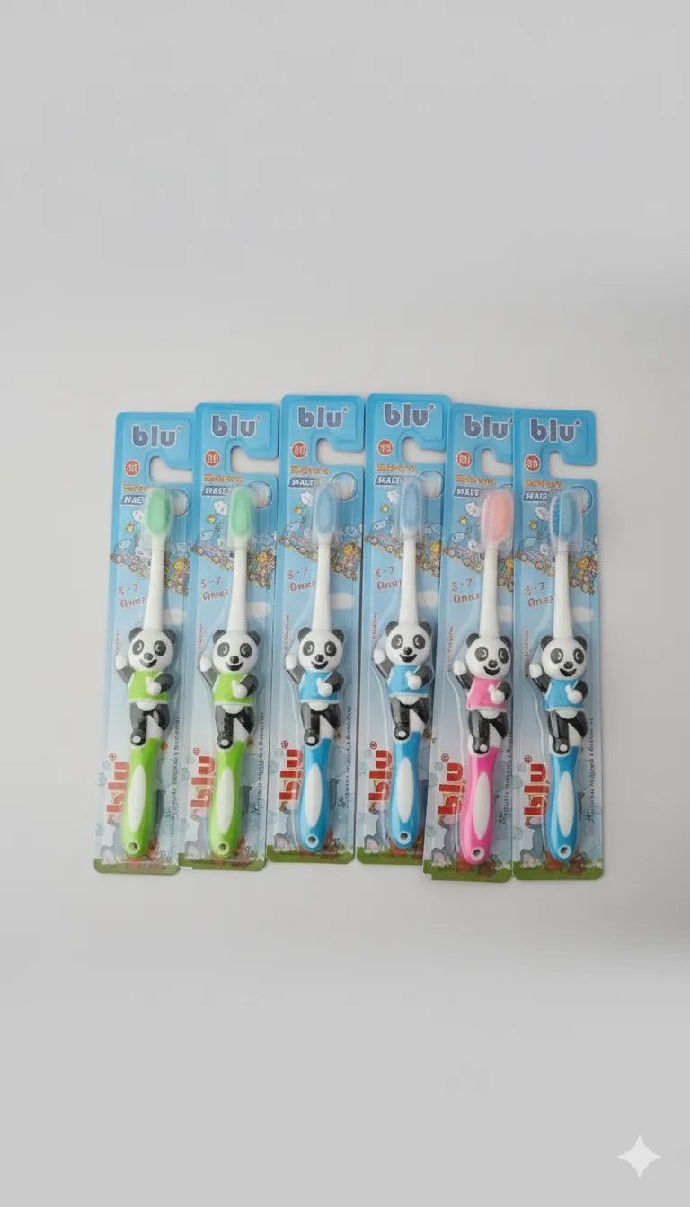 Cepillos de Dientes Infantiles BLU (Panda)